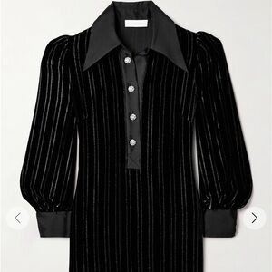Zimmermann Black velvet Long Sleeve Dress
Size 1 Zimmerman.
